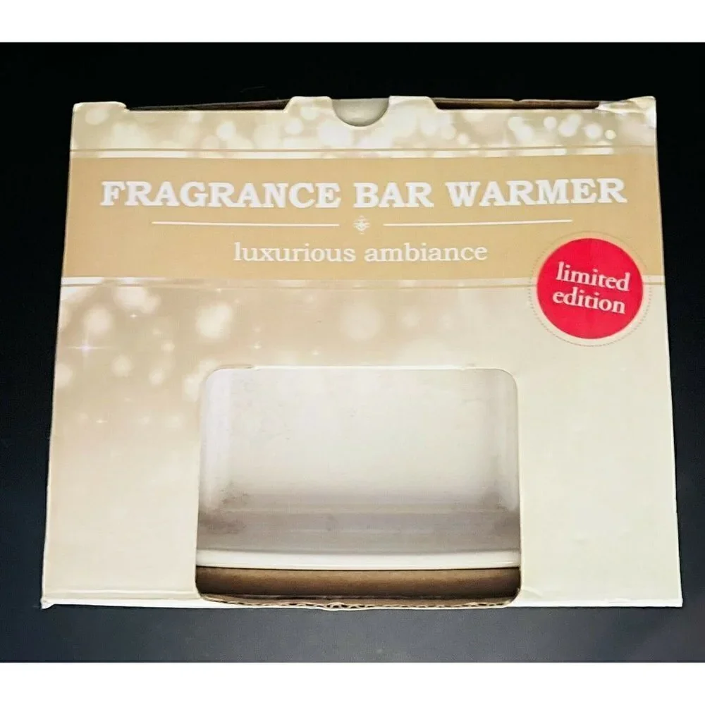 Wax Warmer Bakers Box Ceramic Peppermint Candy Cane Fragrance Bar Gift Electric